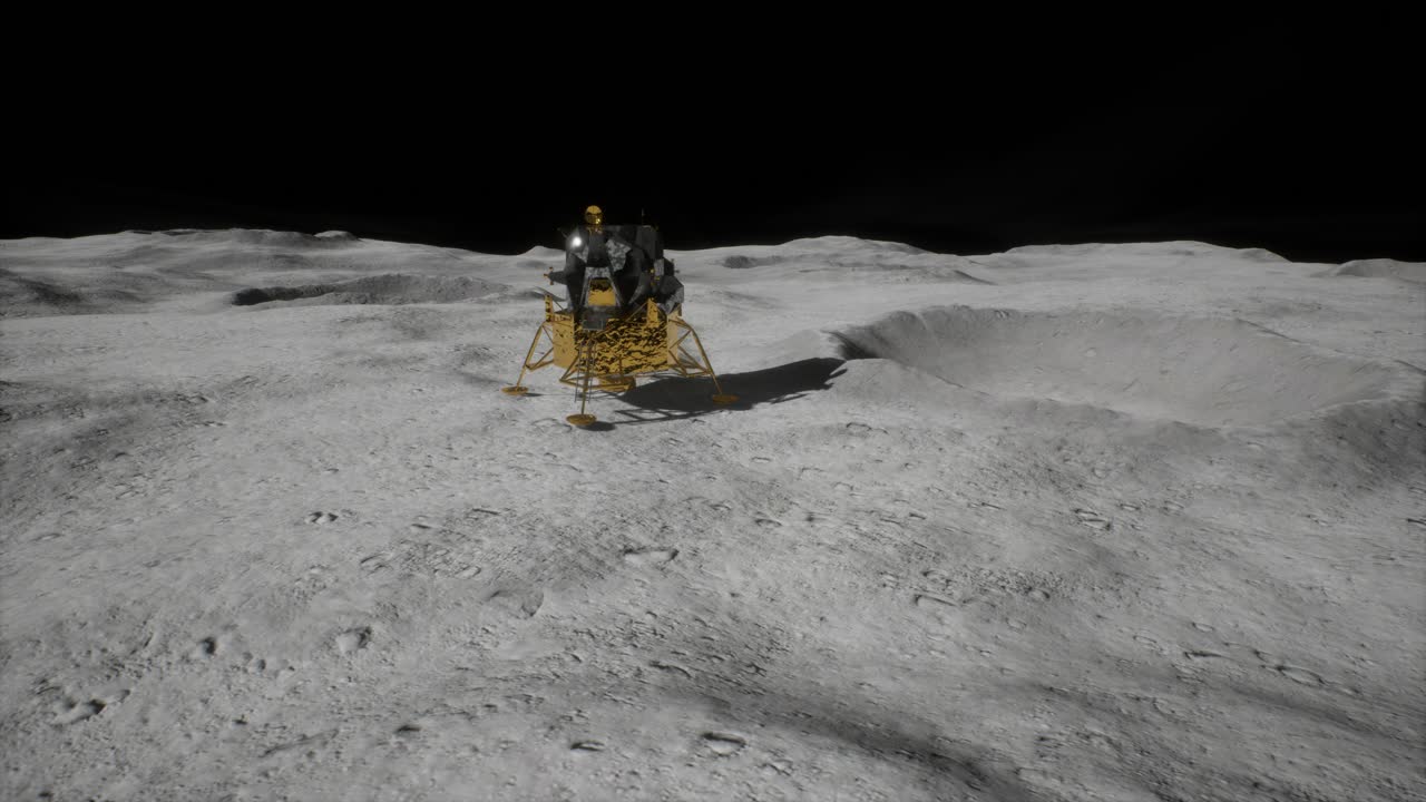 lunar landing mission on the Moon