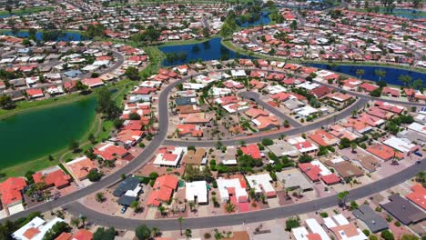 Neighborhood-in-Sun-Lakes,-Arizona