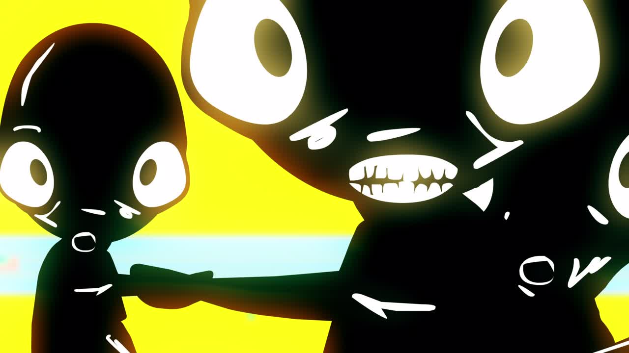 bailarín de dibujos animados de discoteca