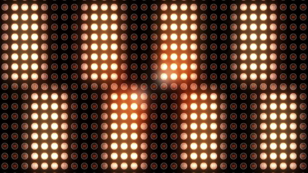 Flickering light at night club