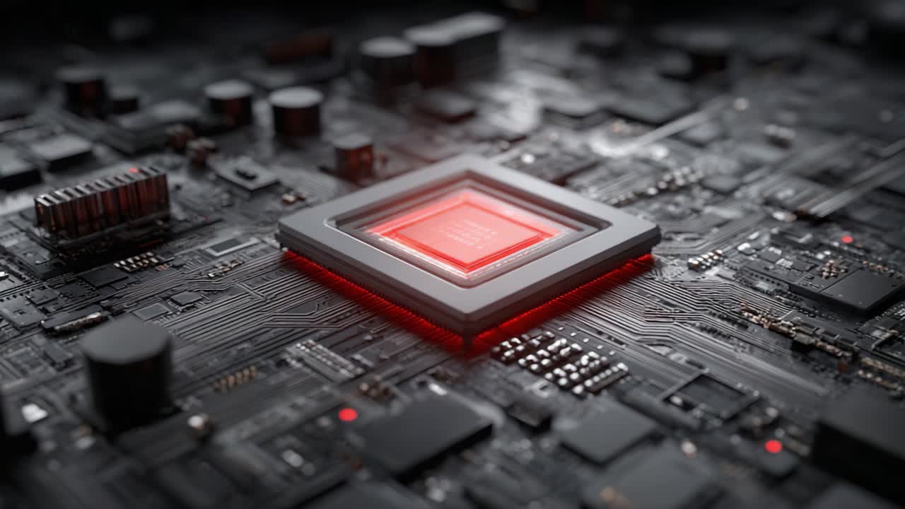 Exploring the Intricacies of a High-Performance Microprocessor on a Complex Circuit Board: Unveiling the Future of Computing Technology and Innovation