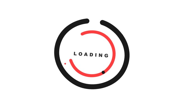 Minimalist Loading Animation with Circular Progress Bar
