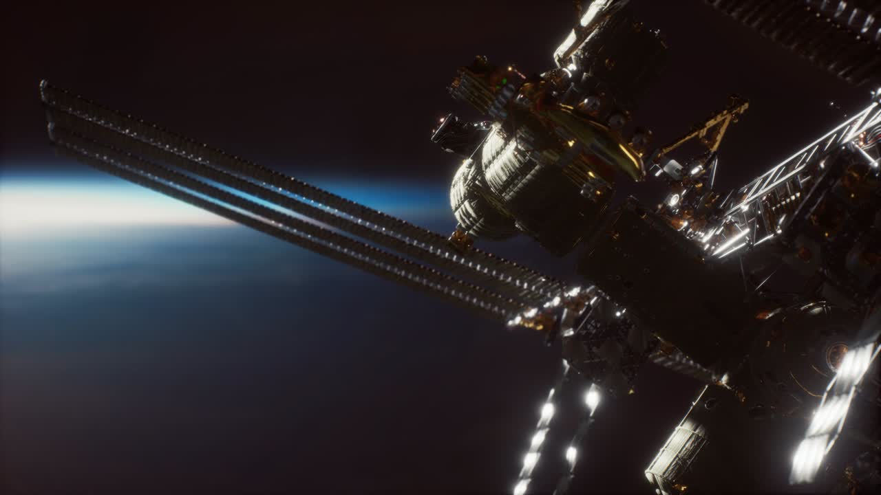 Stazione Spaziale Internazionale. Elementi di questa immagine forniti dalla NASA