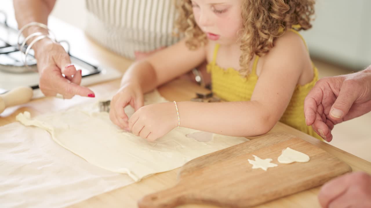 Family Baking Together