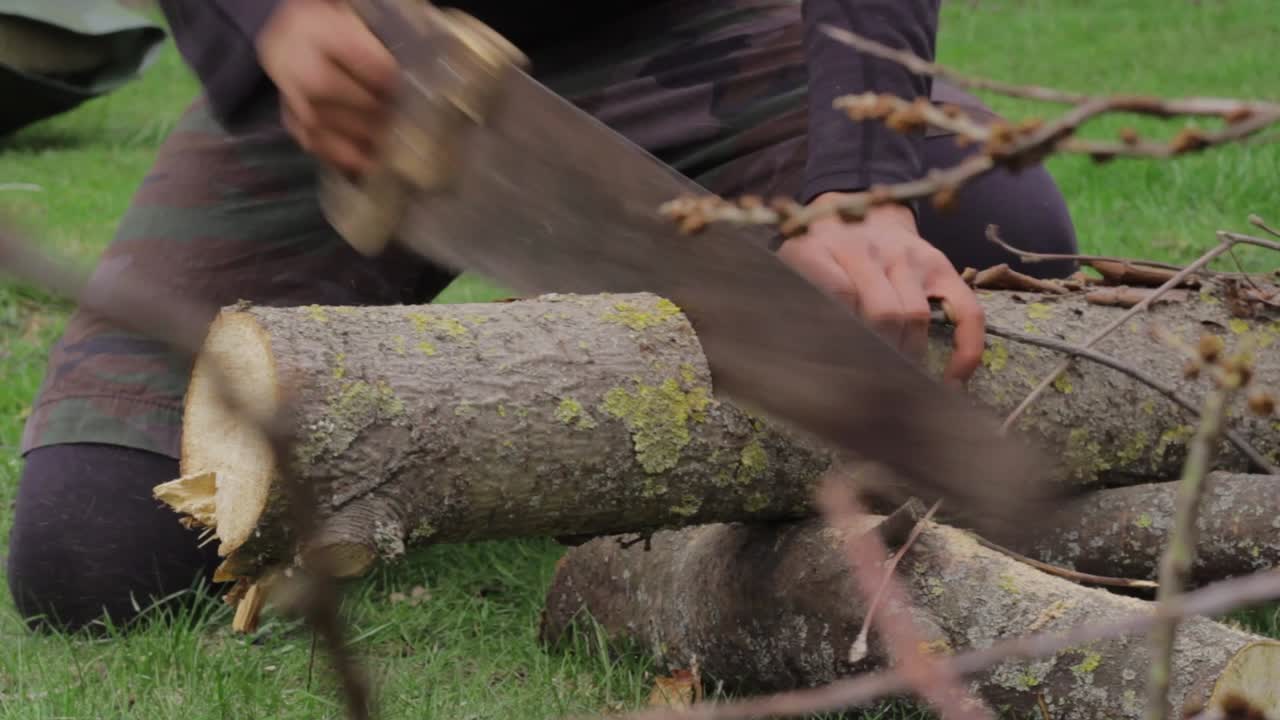 cortando desesperadamente madera forestal para satisfacer las necesidades