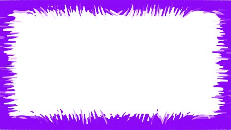 Animated background for text. Multicolored frame for text