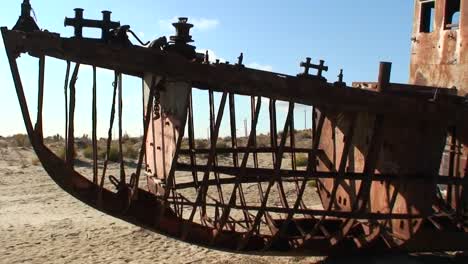 old abandoned ships signify the ecological disaster that is the aral sea in kazakhstan or uzbekistan 3