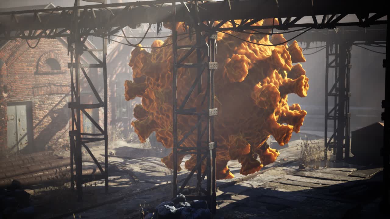 비어있는 도시 거리에서 코로나바이러스 코로나19 격리