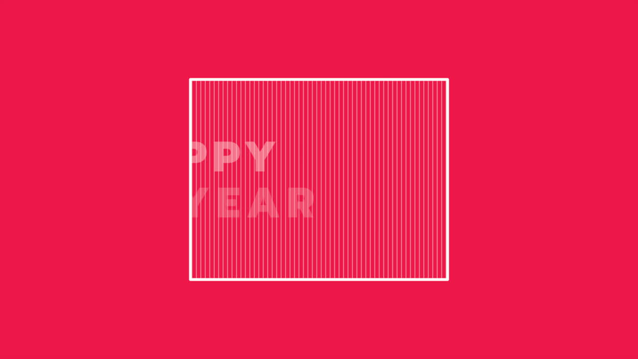 ⁇ 은 색상 의 프레임 에 있는 현대적 인 새해 축하 문자