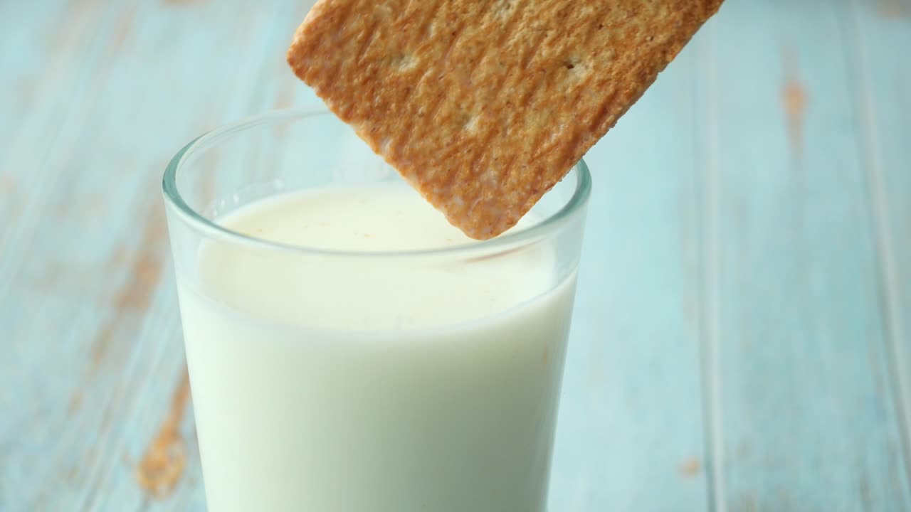 Cookie Dipping in Milk