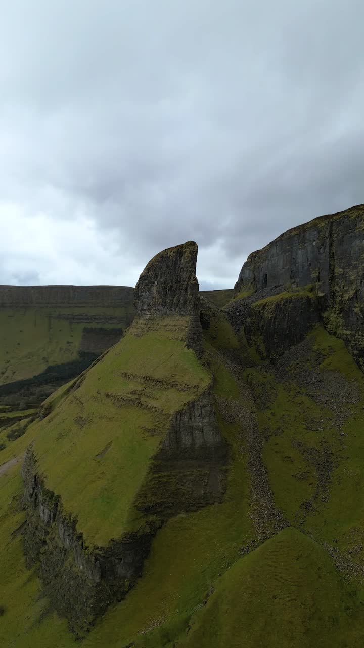 Eagles Rock Stunning 4k Vertical Drone Footage - Co.Leitrim - Ireland 02