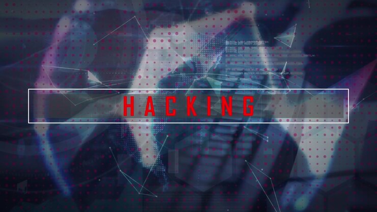 Animatie van netwerken van verbindingen met digitale iconen boven een wazige achtergrond