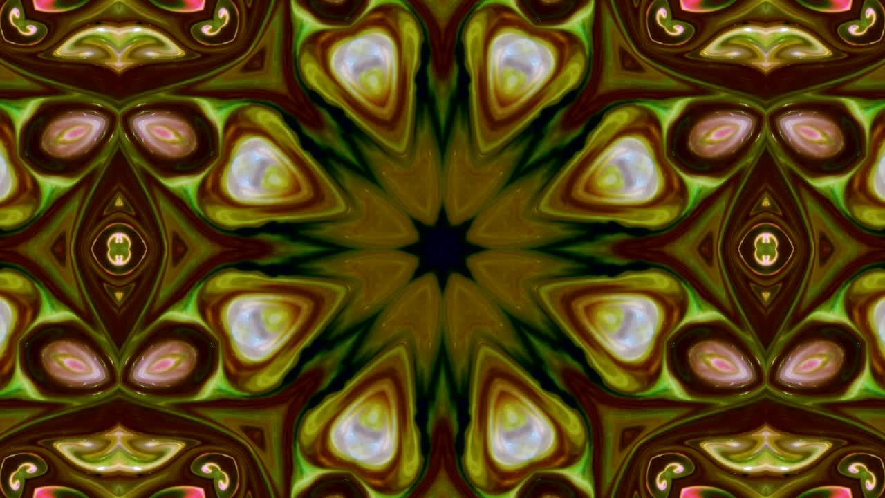 patrón de color explosión decorativa movimiento de fondo caleidoscopio