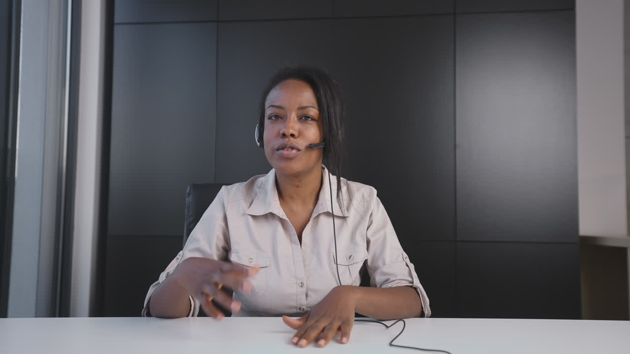 Woman on a video call