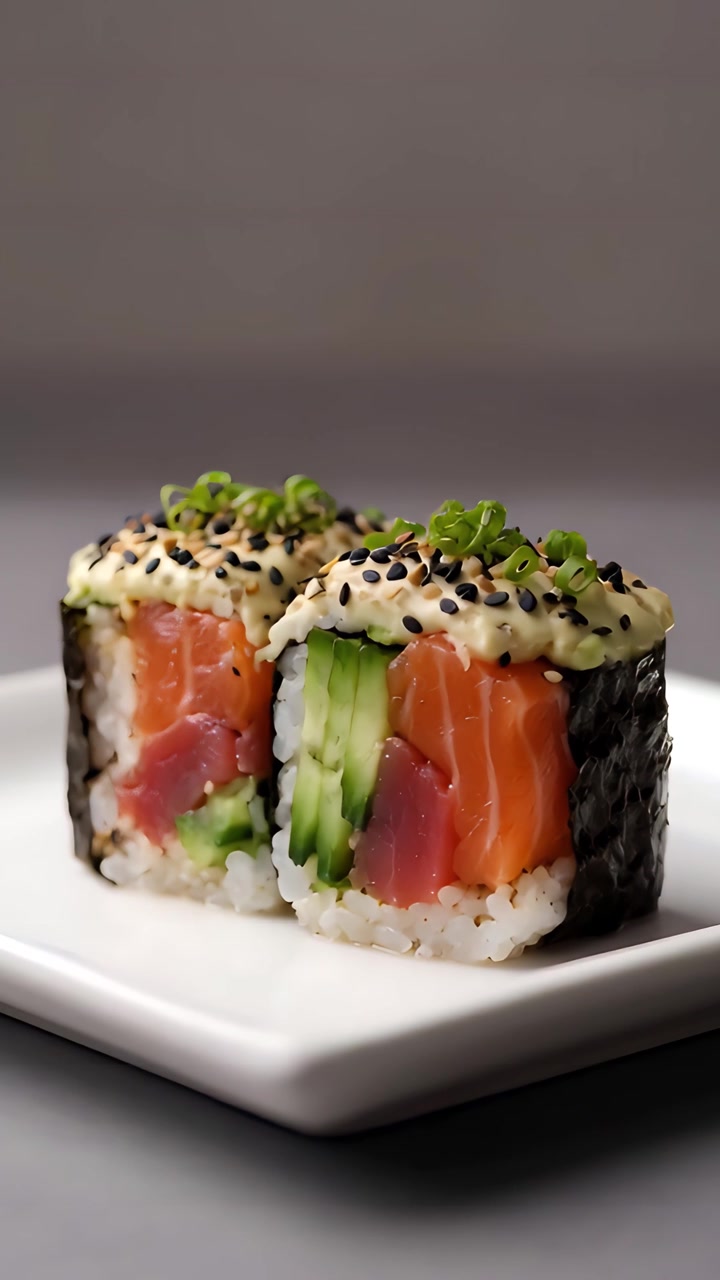 Sushi japanilainen ruoka 4K