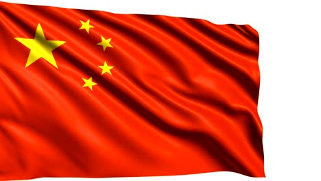 flag of china (looping, alpha channel)