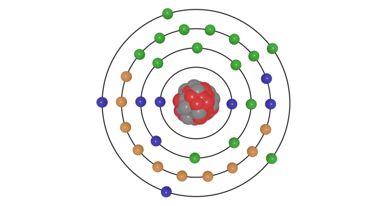 3D animation of an Arsenic (As) atom in the Bohr model with electron orbits, nucleus, protons, neutrons, and energy levels in a seamless loop.
Ideal for STEM education and scientific visualization.