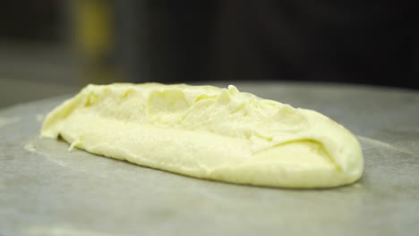 marble cake dough, closeup shot