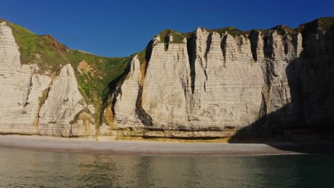 dramatic cliffs of etretat, france