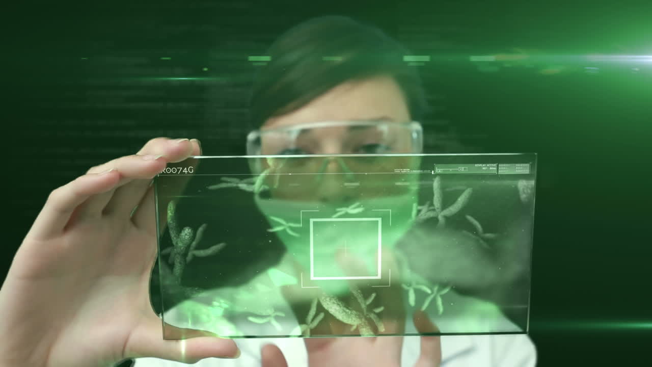 investigador que utiliza la tecnología