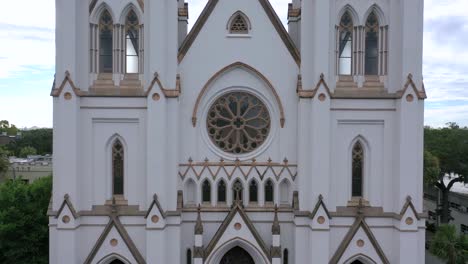k drone sabana georgia histórico iglesia catedral grua