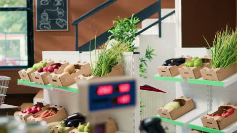 supermercado ecológico de baja huella de carbono