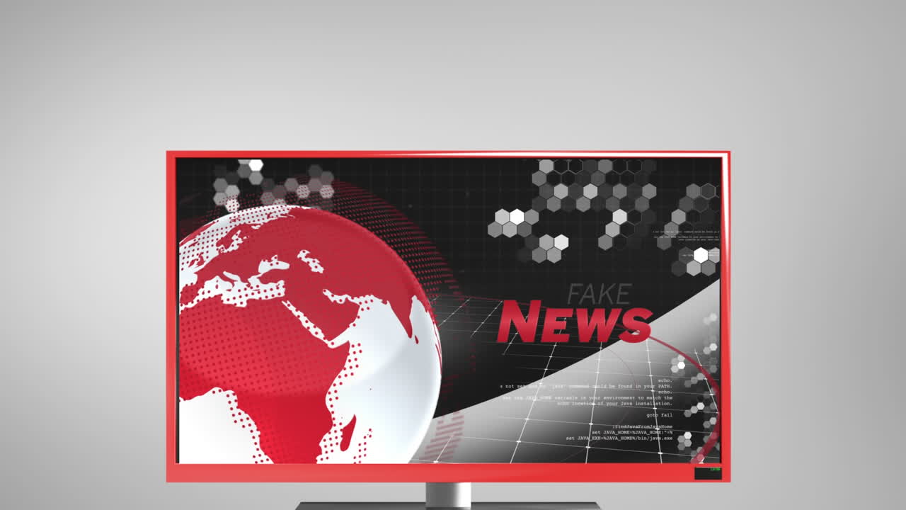 News screen with word News written in red