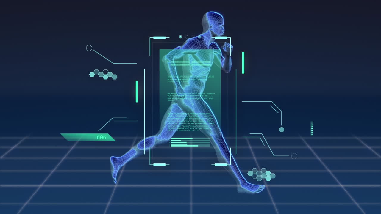 인간이 실행하는 데이터 처리의 애니메이션