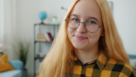 portrait of a teenage girl