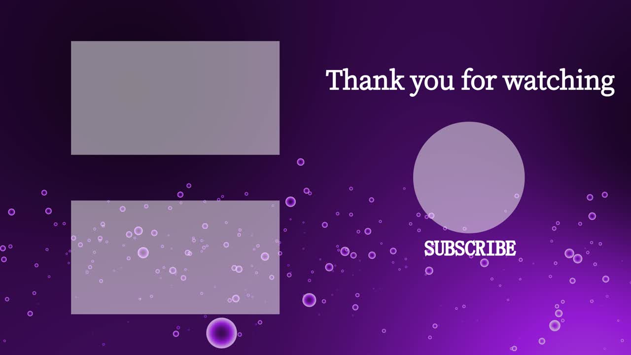 분류 거품 입자 끝 카드 모션 그래픽