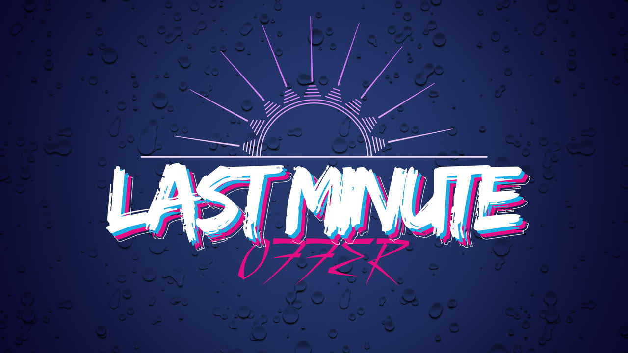 태양 광선과 물방울이 있는 마지막 순간 제공