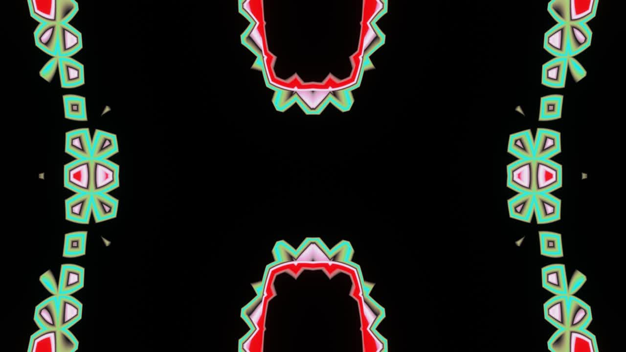 추상적인 스 패턴, 루프 된 vj 루프 애니메이션