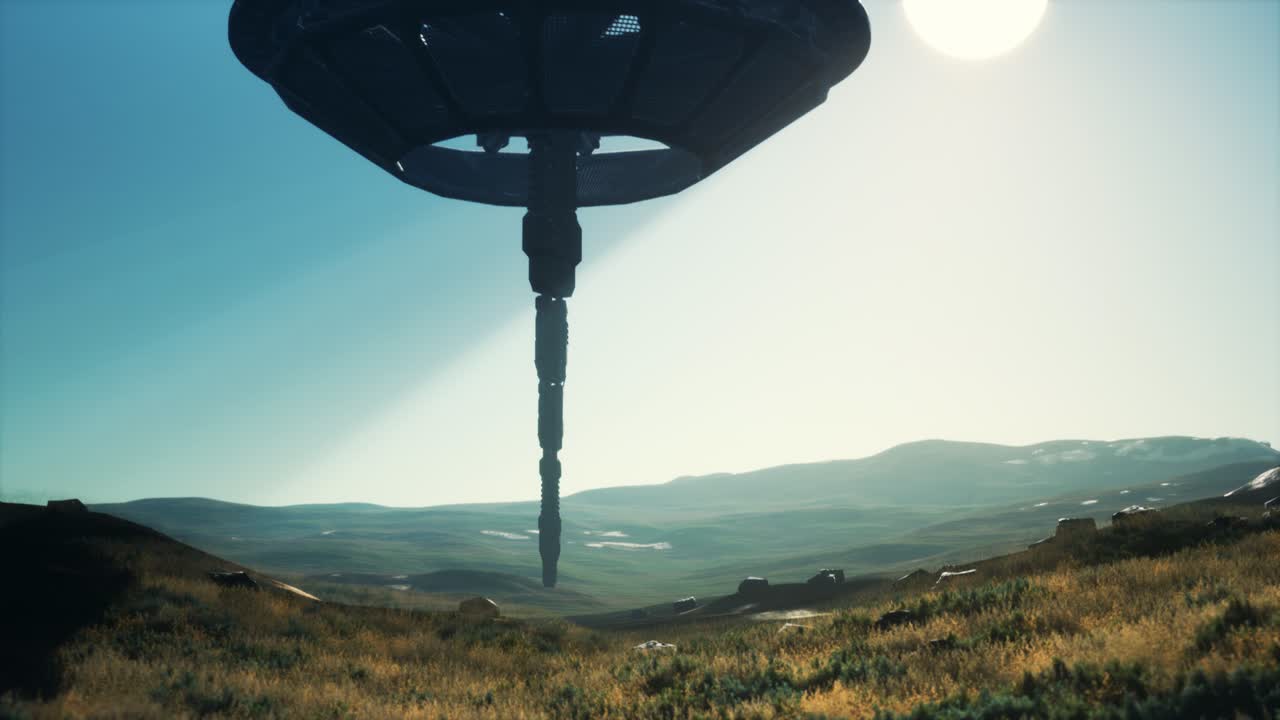 objeto volador no identificado en la tierra