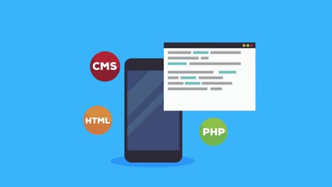 teléfono inteligente con tecnología de software de programación