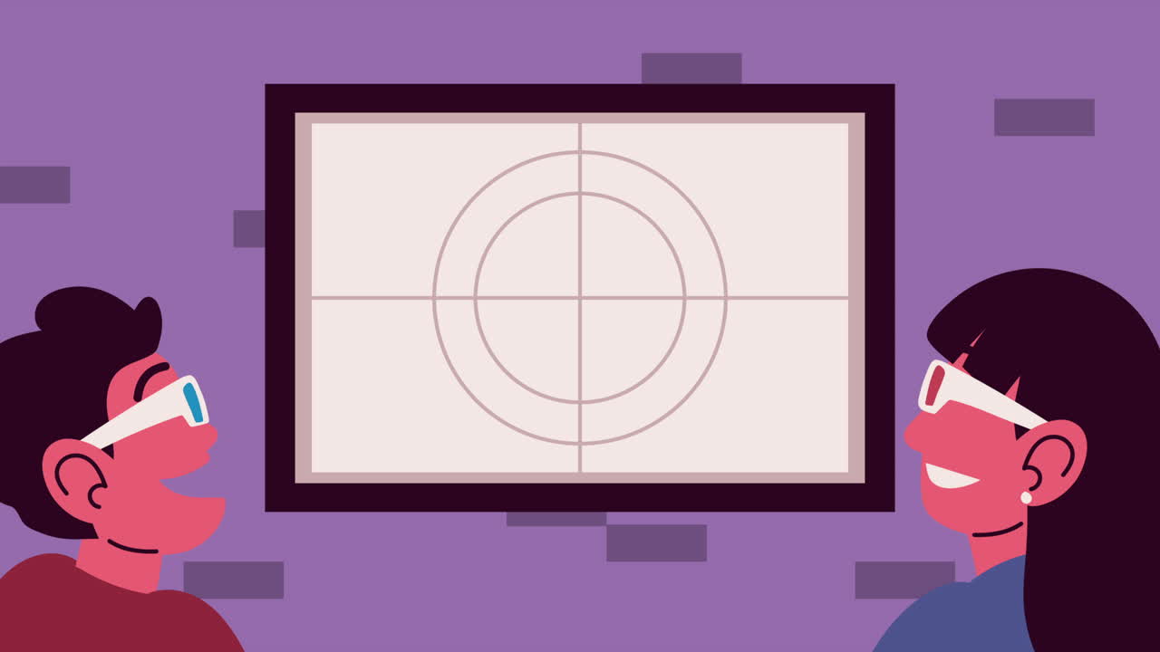 영화 를 보는 영화 관람객 들