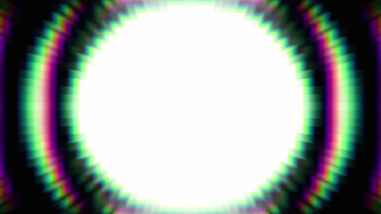 video transition glitched 8 bit center opener