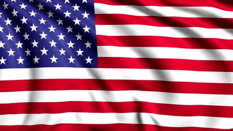 flag of usa (looping)