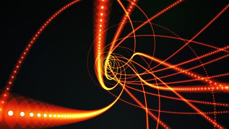 glowing waved lines, abstract background