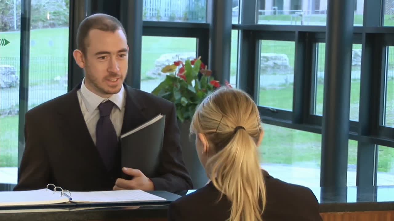 приветствие делового человека