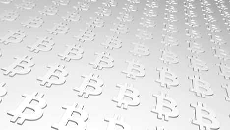 el fondo abstracto gris de bitcoin es un bucle sin costuras.
