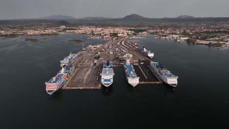 tirrenia e moby lines, olbia - italy - sardinia - 10 june 2022