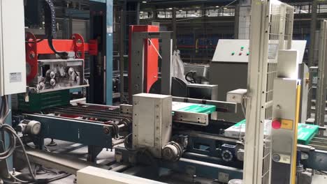 automated paper packaging system in a factory