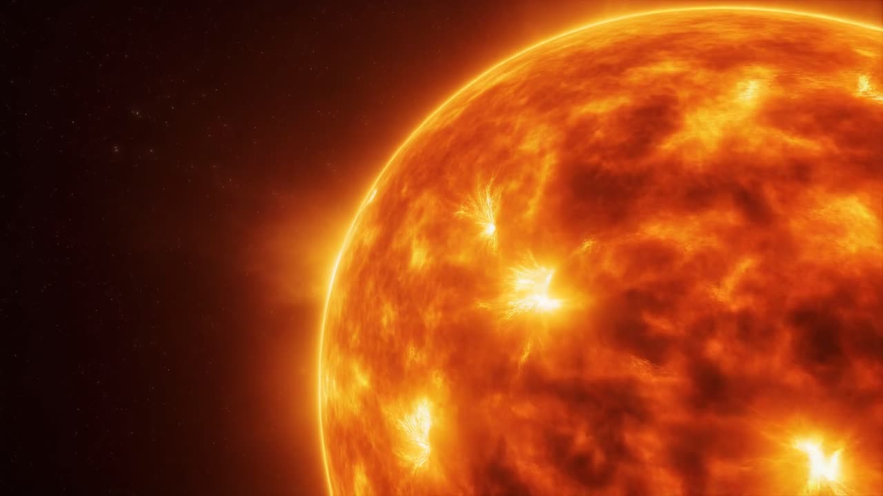Dynamic View of the Sun's Glowing Plasma Surface