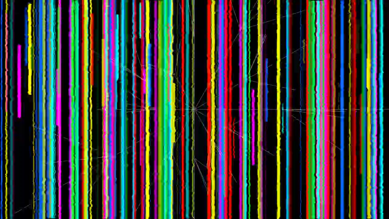 Digital Glitch Effect with Hardware Error Text Overlay