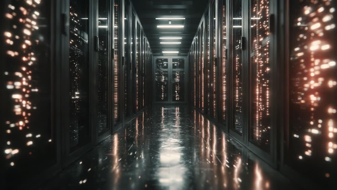 A Detailed Look Inside a Modern Data Center: Exploring the Advanced Infrastructure, Management Systems, and Technological Innovations of High-Performance Computing Facilities