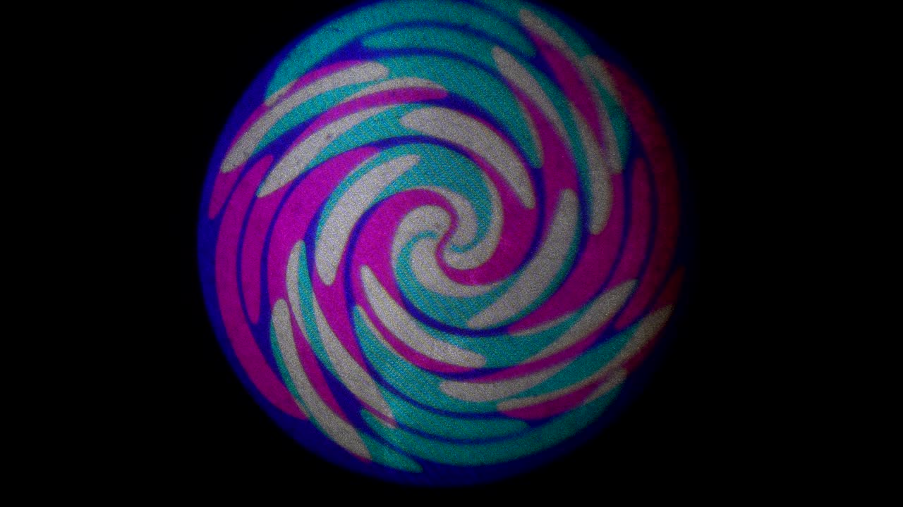 Seamless candy VJ loop for music video, LED screens, slowly rotating,