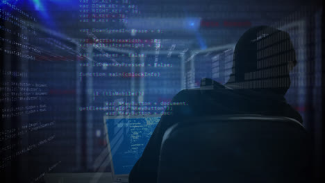 compuesto digital de un hacker