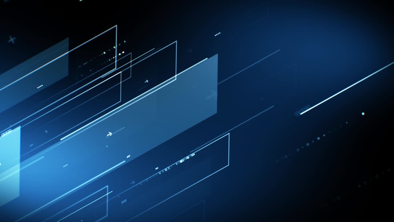 디지털 흐름과 함께 인터넷 기술 배경
