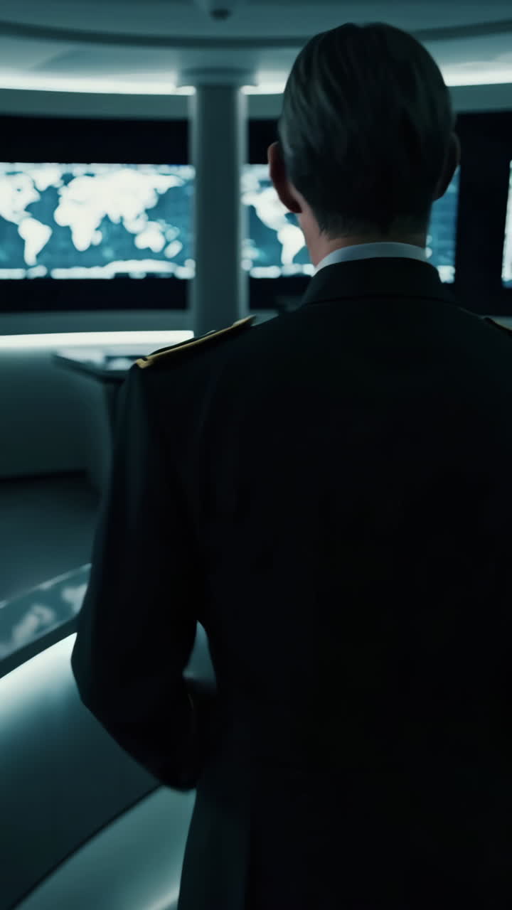 Military Officials in Command Center