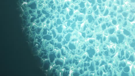 tropical water surface texture background, moving ripples in turquoise color